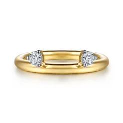 Discount Gabriel & Co. Loa - 14K Yellow Gold Prong Setting Diamond Enhancer - 0.2 ct