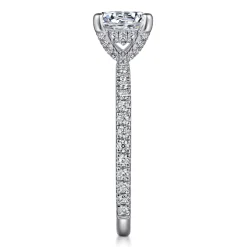Outlet Gabriel & Co. Love - 14K White-Rose Gold Diamond Engagement Ring