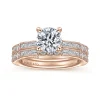 Hot Gabriel & Co. Luca - 14K Rose Gold Round Diamond Engagement Ring