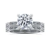 Sale Gabriel & Co. Luca - 14K White Gold Round Diamond Channel Set Engagement Ring