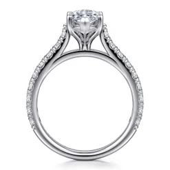 Clearance Gabriel & Co. Luciole - 14K White Gold Marquise Shape Diamond Engagement Ring