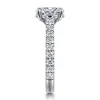 Gabriel & Co. Luciole - 14K White Gold Oval Diamond Engagement Ring