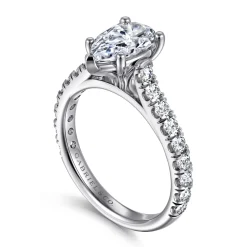 Online Gabriel & Co. Luciole - 14K White Gold Pear Shape Diamond Engagement Ring