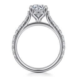 Online Gabriel & Co. Luciole - 14K White Gold Round Diamond Engagement Ring