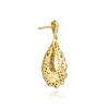 Hot Gabriel & Co. Lumiere - 14K Yellow Gold Diamond and Diamond Cut Stud Drop Earrings