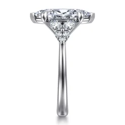 Online Gabriel & Co. Lunara - 14K White Gold Marquise Shape Diamond Engagement Ring