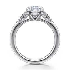 Online Gabriel & Co. Lunara - 14K White Gold Marquise Shape Diamond Engagement Ring
