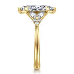 Online Gabriel & Co. Lunara - 14K Yellow Gold Marquise Shape Diamond Engagement Ring