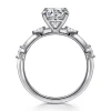 Hot Gabriel & Co. Marline - 14K White Gold Round Diamond Engagement Ring