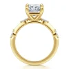 Hot Gabriel & Co. Marline - 14K Yellow Gold Radiant Cut Diamond Engagement Ring