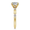 Best Gabriel & Co. Marline - 14K Yellow Gold Round Diamond Engagement Ring