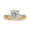 Hot Gabriel & Co. Marline - 14K Yellow Gold Round Diamond Engagement Ring