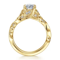 Sale Gabriel & Co. Martedi - 14K Yellow Gold Diamond Engagement Ring