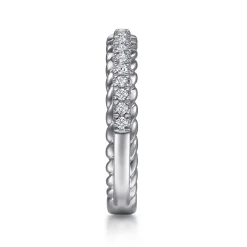 Discount Gabriel & Co. Massa - 14K White Gold Diamond Anniversary Band - 0.25 ct