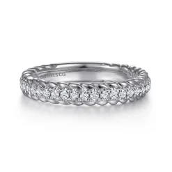 Discount Gabriel & Co. Massa - 14K White Gold Diamond Anniversary Band - 0.25 ct
