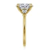 Online Gabriel & Co. Miami - 14K Yellow Gold Oval Three Stone Lotus Diamond Engagement Ring