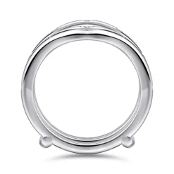Discount Gabriel & Co. Miralyn - 14K White Gold Diamond Ring Enhancer - 0.26 ct