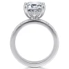 Outlet Gabriel & Co. Mirella - 14K White Gold Emerald Cut Diamond Engagement Ring