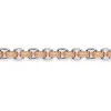 Discount Gabriel & Co. 6mm 14K Rose-White Gold Two Tone Men's Solid Chain Bracelet