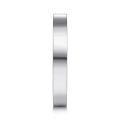 Clearance Gabriel & Co. 3MM 14K White Gold Plain Wedding Band
