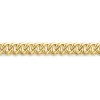 Clearance Gabriel & Co. 3mm 14K Yellow Gold Men's Hollow Cuban Link Chain Bracelet