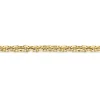 Hot Gabriel & Co. 4mm 14K Yellow Gold Men's Hollow Link Chain Bracelet