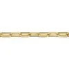 Best Gabriel & Co. 5 mm 14K Yellow Gold Men's Solid Elongated Link Chain Bracelet