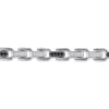 Clearance Gabriel & Co. 8mm 925 Sterling Silver Black Spinel Men's Cylindrical Mix Link Chain Bracelet