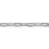 Clearance Gabriel & Co. 5mm 925 Sterling Silver Elongated Men's Solid Chain Bracelet