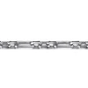 New Gabriel & Co. 6.50mm 925 Sterling Silver Men's Hollow Figaro Link Chain Bracelet