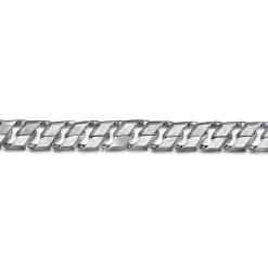 Hot Gabriel & Co. 10mm 925 Sterling Silver Men's Hollow Herringbone Chain Bracelet