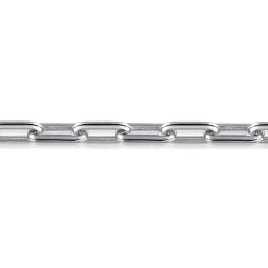 Gabriel & Co. 14mm 925 Sterling Silver Men's Hollow Link Chain Bracelet