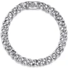 Clearance Gabriel & Co. 8mm 925 Sterling Silver Men's Solid Link Chain Bracelet