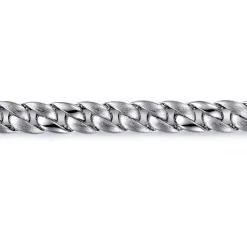 Clearance Gabriel & Co. 8mm 925 Sterling Silver Men's Solid Link Chain Bracelet