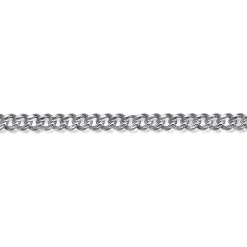 Discount Gabriel & Co. 6mm 925 Sterling Silver Men's Solid Cuban Chain Bracelet