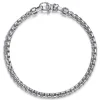 Gabriel & Co. 4mm 925 Sterling Silver Men's Solid Box Chain Bracelet