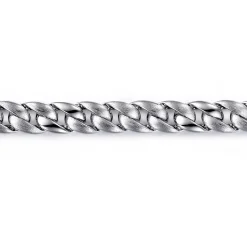 Outlet Gabriel & Co. 8mm 925 Sterling Silver Men's Solid Cuban Link Chain Bracelet