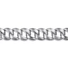 Clearance Gabriel & Co. 14mm 925 Sterling Silver Men's Solid Flat Heavy Link Chain Bracelet