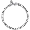 Gabriel & Co. 5mm 925 Sterling Silver Men's Solid Box Chain Bracelet