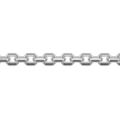 Sale Gabriel & Co. 4mm 925 Sterling Silver Men's Solid Link Chain Bracelet