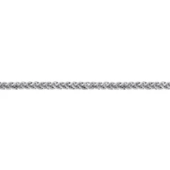 Sale Gabriel & Co. 4mm 925 Sterling Silver Men's Solid Wheat Chain Bracelet
