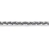 Best Gabriel & Co. 6mm 925 Sterling Silver Tubular Men's Solid Chain Bracelet