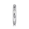 Discount Gabriel & Co. Modena - 14K White Gold Flush Set Diamond Eternity Band - 0.25 ct