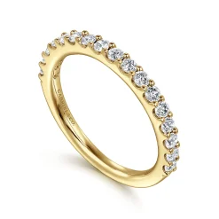 Gabriel & Co. Montreal - 14K Yellow Gold Diamond Anniversary Band - 0.5 ct