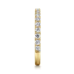 Gabriel & Co. Montreal - 14K Yellow Gold Diamond Anniversary Band - 0.5 ct