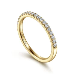 Best Gabriel & Co. Montreal - 14K Yellow Gold Diamond Anniversary Band - 0.25 ct