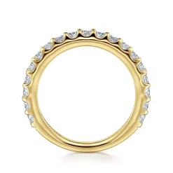 Outlet Gabriel & Co. Montreal - 14k Yellow Gold Diamond Anniversary Band - 0.75 ct