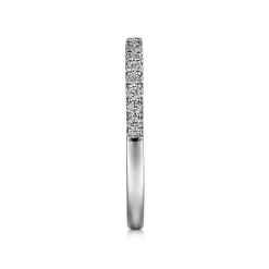 Outlet Gabriel & Co. Montreal - Platinum Diamond Anniversary Band - 0.25 ct