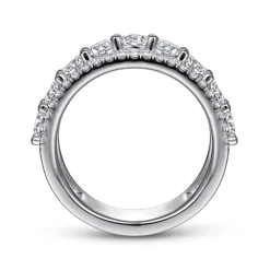 Gabriel & Co. Nash - 14K White Gold Diamond Anniversary Band - 1.9 ct