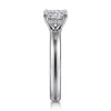 Outlet Gabriel & Co. Neema - 14K White Gold Cushion Cut Diamond Engagement Ring
